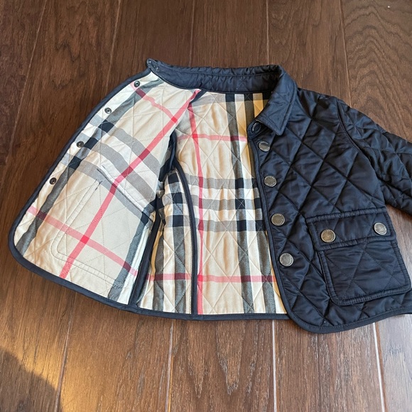 Infant Burberry Quilted Jacket. - Picture 3 of 4